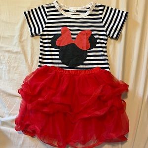 Minnie Mouse Shirt and Tutu Dress